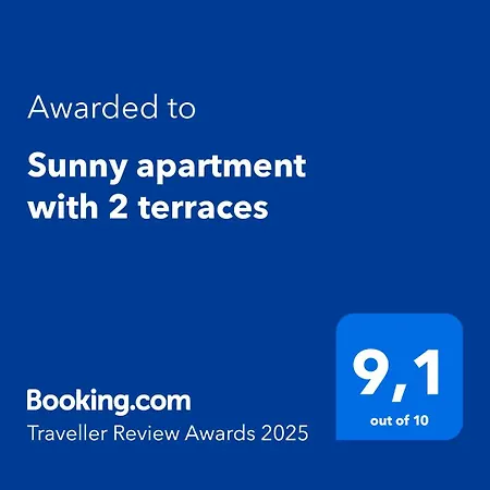 Sunny Apartment With 2 Terraces-2