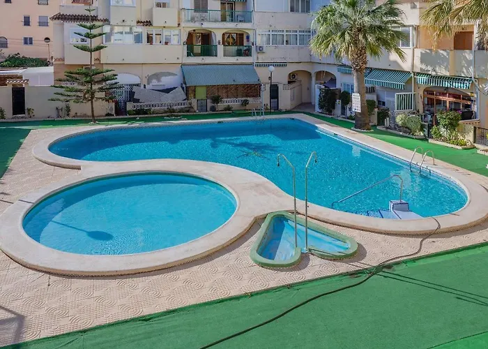 Apartment Santana -19 At Beach With Pool, Garage And Lift Torrevieja