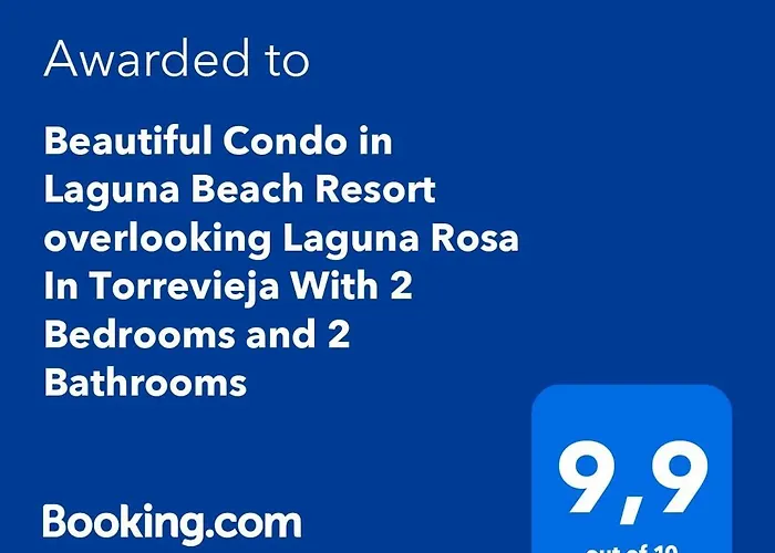 Beautiful Condo In Laguna Beach Resort Overlooking Laguna Rosa In Torrevieja With 2 Bedrooms And 2 Bathrooms